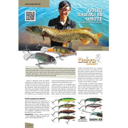Doiyo wobler Sawagi 88 omote 8,8cm 12,8g SHA