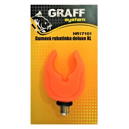 Graff Gumová rohatinka Deluxe XL Oranžová
