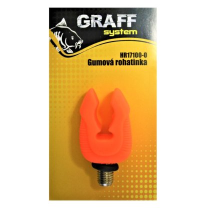 Graff Gumová rohatinka Oranžová