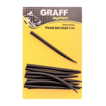 Graff Převlek Anti-tangle 5cm Černý 10ks