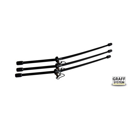 Graff Průjezd zahnutý Deluxe 15cm 3ks