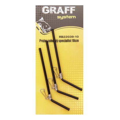 Graff Průjezd zahnutý Specialist 10cm 3ks Černý