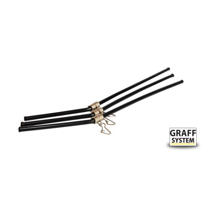 Graff Průjezd zahnutý Specialist 20cm 3ks Černý