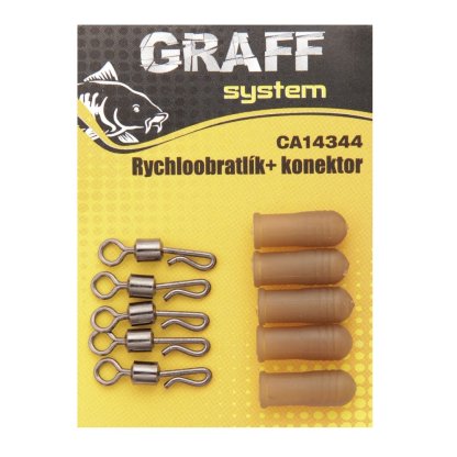 Graff Rychloobratlík + konektor 5ks Hnědá