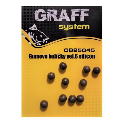 Graff Silikonové kuličky Velikost 6 10ks