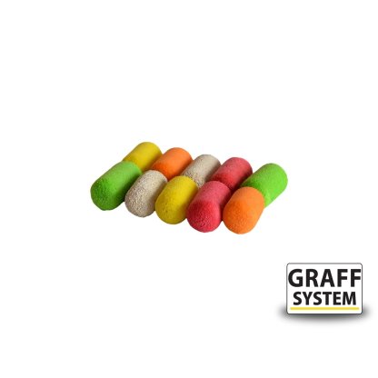 Graff Zig-Rig Plovoucí váleček 7x13mm Mix barev 10ks