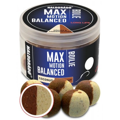 Haldorádó Boilies Balanced Max Motion 70g 20mm Kokos-Tygří ořech