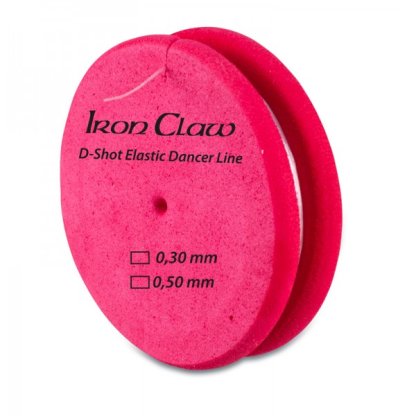 Iron Claw elastický vlasec D-Shot Elastic Dancer Line 0,30 mm 3m