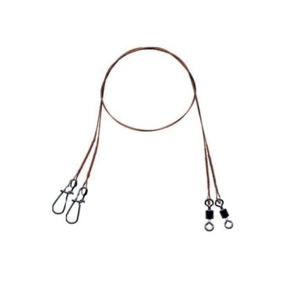 Mistrall ocelové lanko pro lov dravců 1 x 7 (15 kg) Velikost 30cm, 2ks/bal