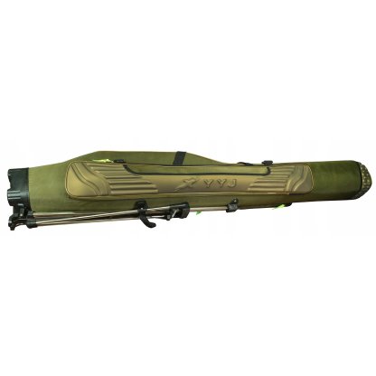 Mistrall pouzdro na pruty se stojanem 3 komory 140cm khaki