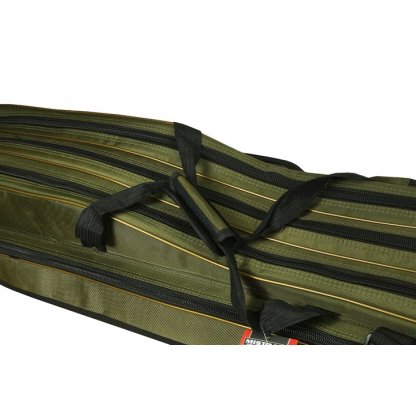 Mistrall pouzdro na pruty se stojanem 3 komory 140cm khaki