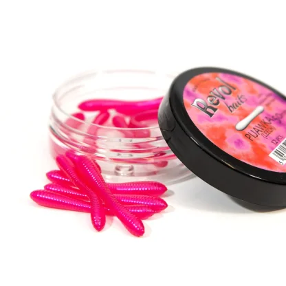 Revol Baits nástraha Leech 50mm příchuť krevetka, barva růžová perleť 12ks