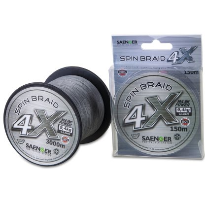Saenger šňůra 4 X Spin Braid 150 m/ 0,18mm