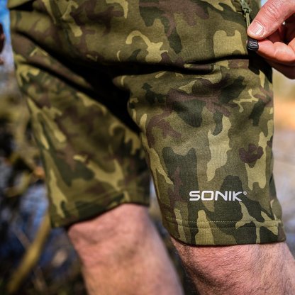 Sonik Kraťasy Camo Fleece Shorts M