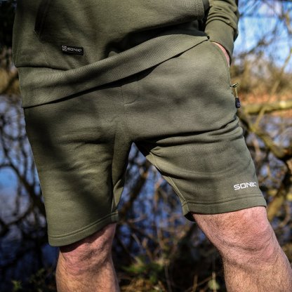 Sonik Kraťasy Green Fleece Shorts M