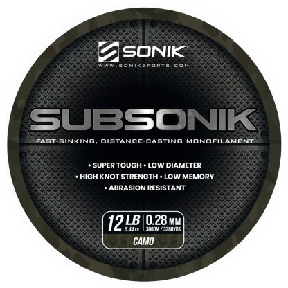 Sonik Vlasec Subsonik Camo 3000m 0,28mm 12lb