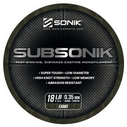 Sonik Vlasec Subsonik Camo 3000m 0,35mm 18lb