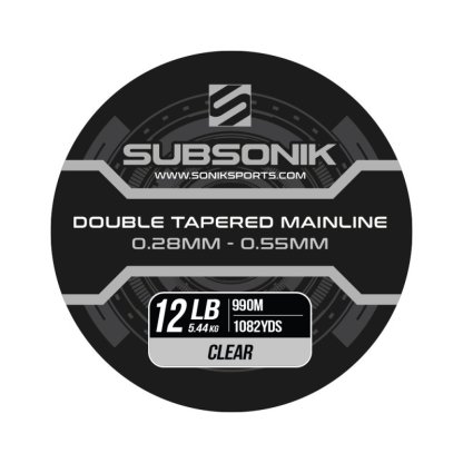 Sonik Vlasec Subsonik Double Tapered Main Line Clear 990m 0,33-0,60mm 16lb