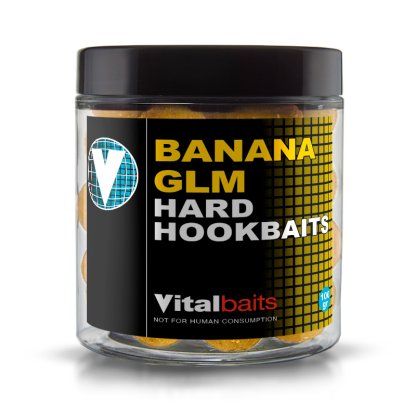 Vitalbaits Boilies Hard Hook Bait Banana GLM 100g 14mm