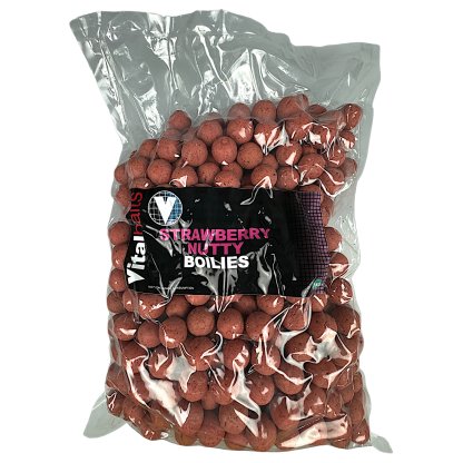 Vitalbaits Boilies Strawberry Nutty 5kg 24mm