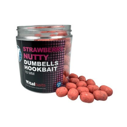 Vitalbaits Dumbells Strawberry Nutty 150g 10mm