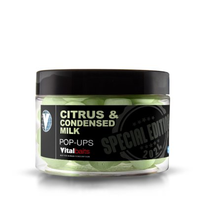 Vitalbaits Pop-Up Citrus & Condensed Milk Green 50g 18mm