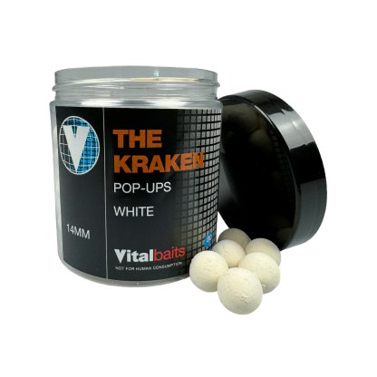 Vitalbaits Pop-Up The Kraken White 80g 14mm