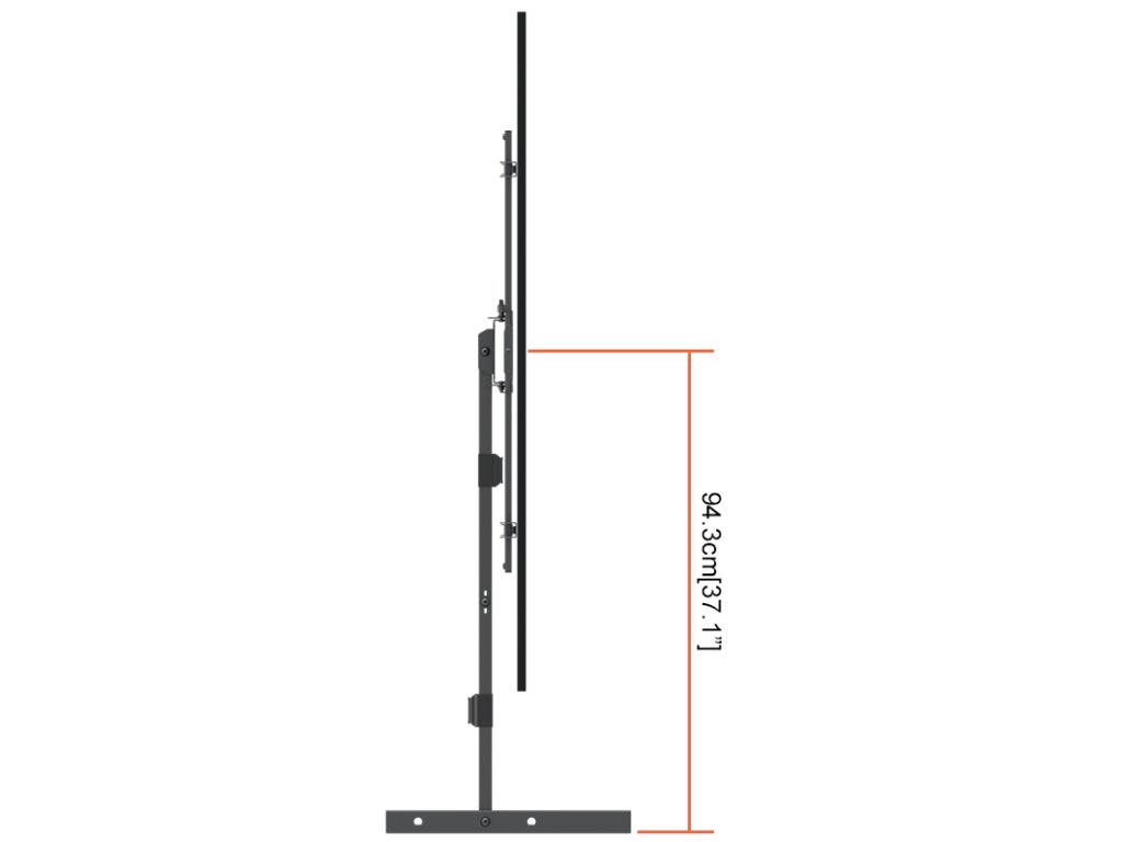 502ML Nástěnný držák s extra dlouhým ramenem na TV 42–80'' nosnost 40 kg