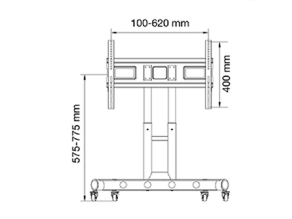 AVA50 Stojan na TV 32''–70'' nosnost 45,5 kg