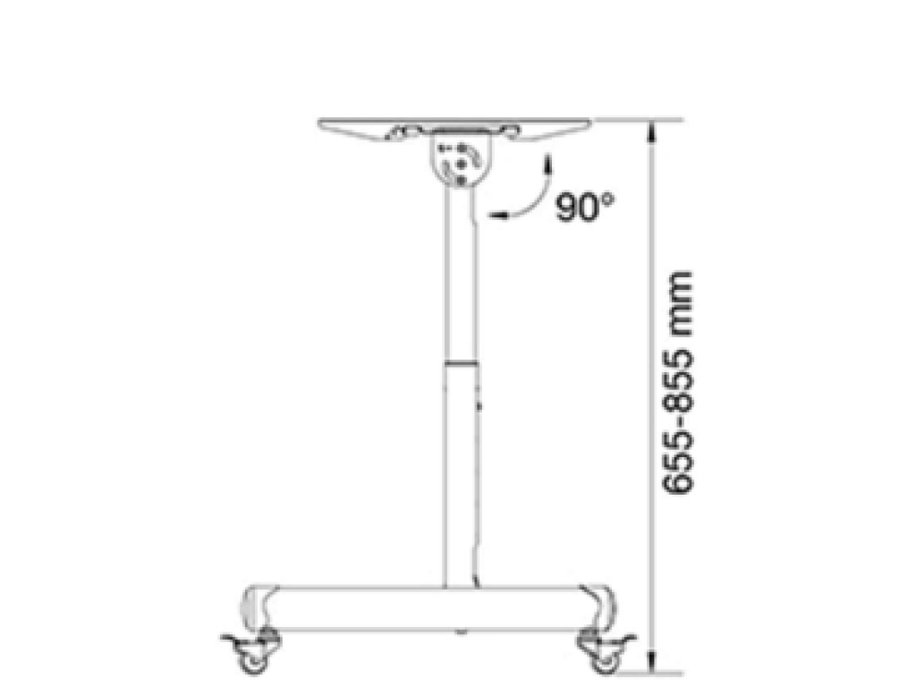 AVA50 Stojan na TV 32''–70'' nosnost 45,5 kg