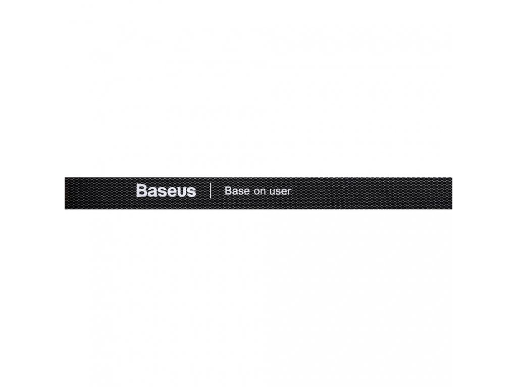 Baseus Rainbow Circle Velcro Straps Velcro Cable Organizer 3m Czarny (ACMGT-F01)