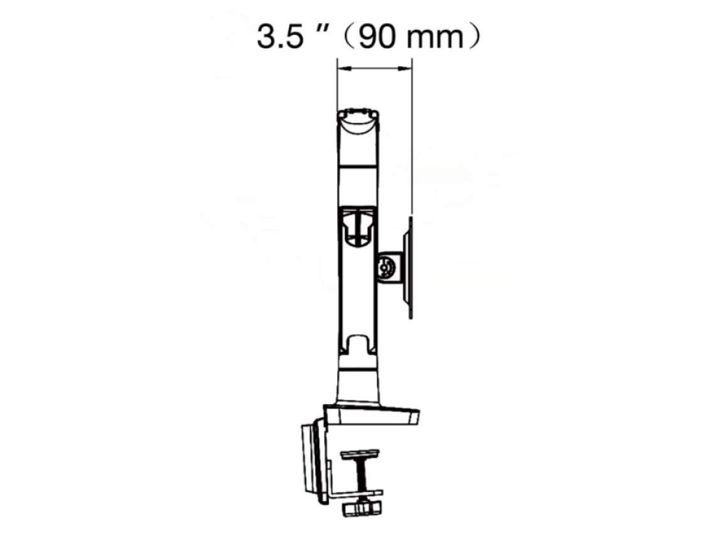 G70 Stolní držák monitoru 22''–35'' nosnost 2–12 kg