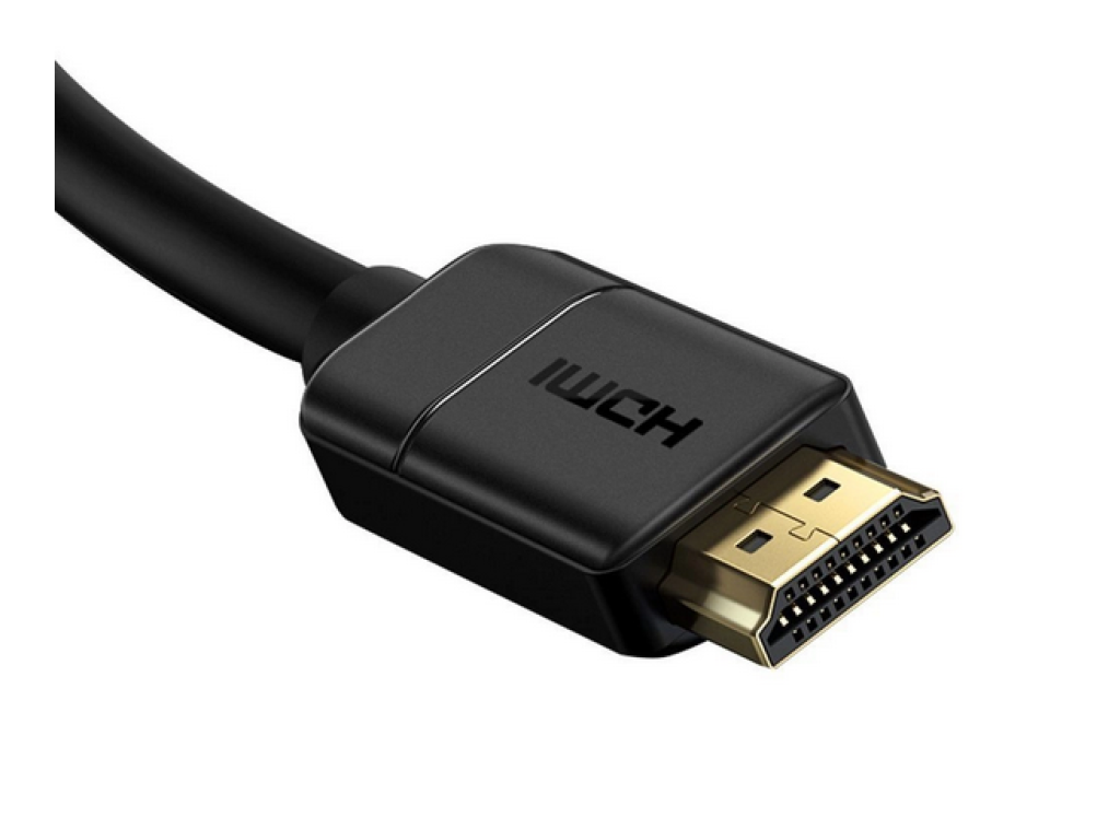 Baseus HDMI 2.0 Kabel 4K 30 Hz 3D HDR 18 Gb/s 8 m – schwarz