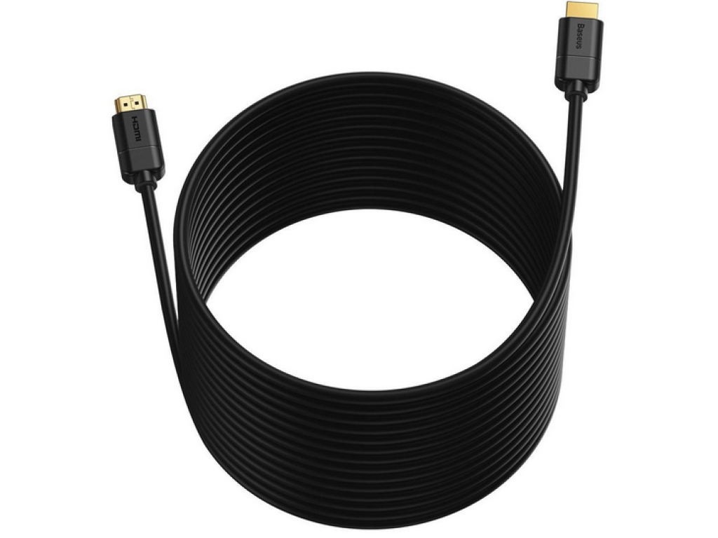 Baseus HDMI 2.0 Kabel 4K 30 Hz 3D HDR 18 Gb/s 8 m – schwarz