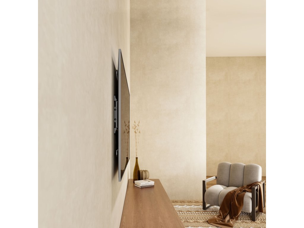 KM1307 Univerzální nástěnný držák Ultra Slim 37–75“ nosnost 50 kg 