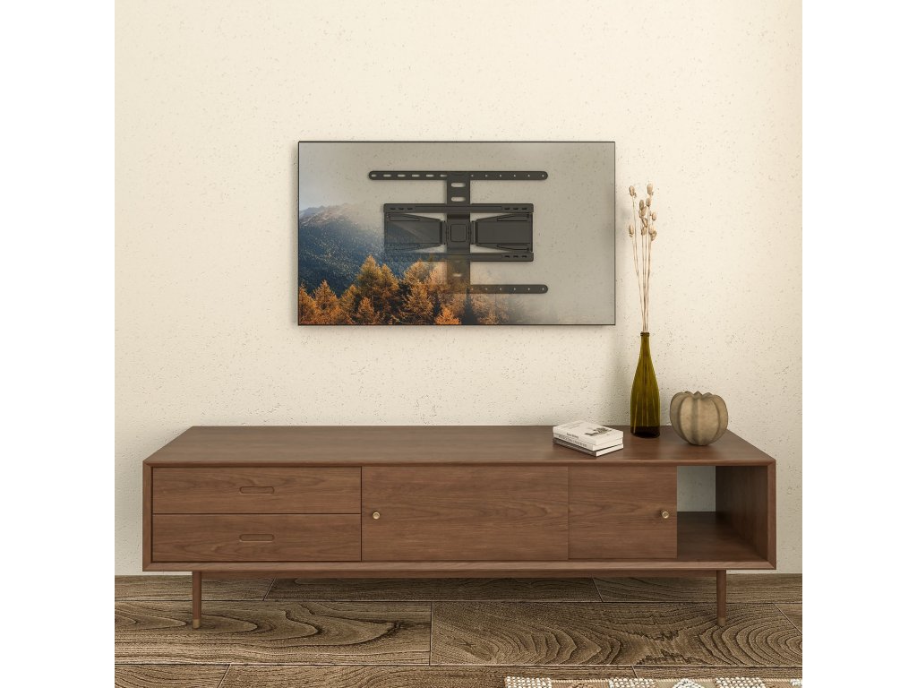 KM1307 Univerzální nástěnný držák Ultra Slim 37–75“ nosnost 50 kg 