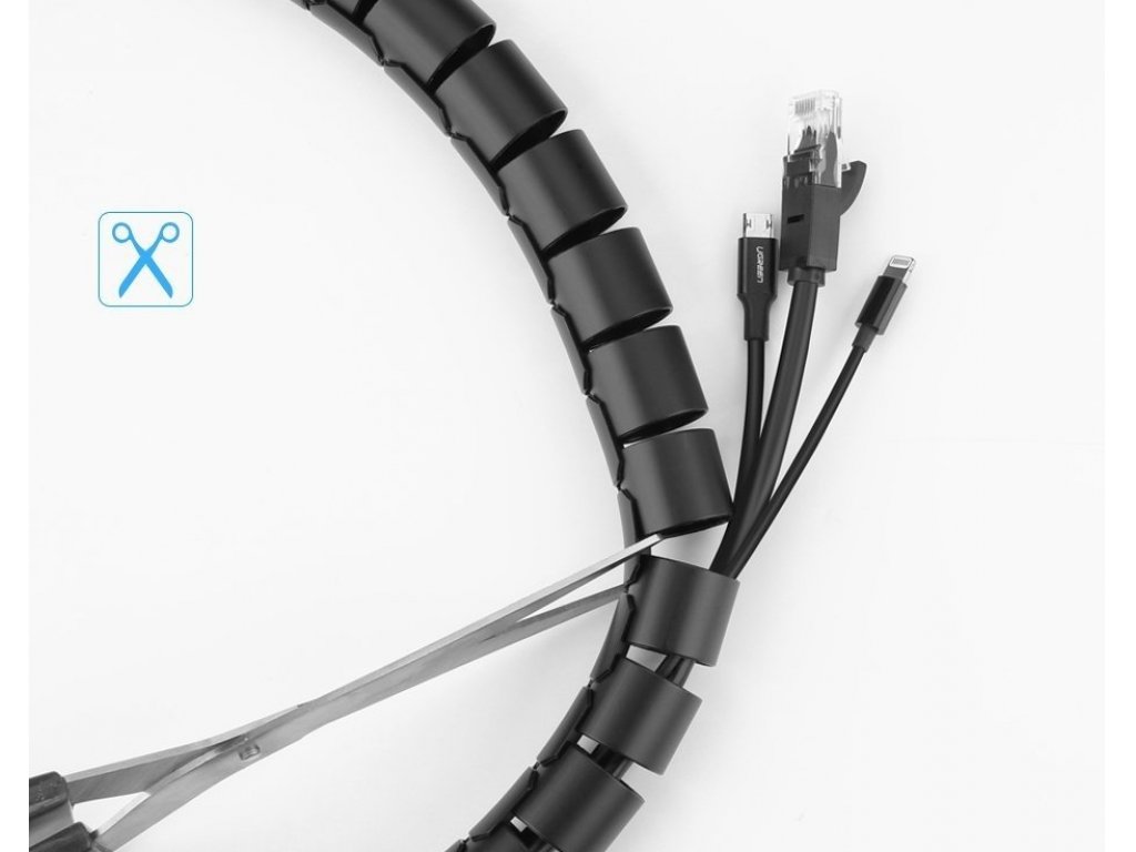 listwa maskująca kabel 3 m czarna (30819)