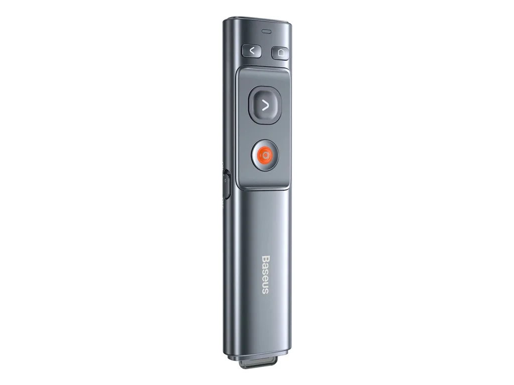 Laser prezentér Baseus Orange Dot s baterií – šedý