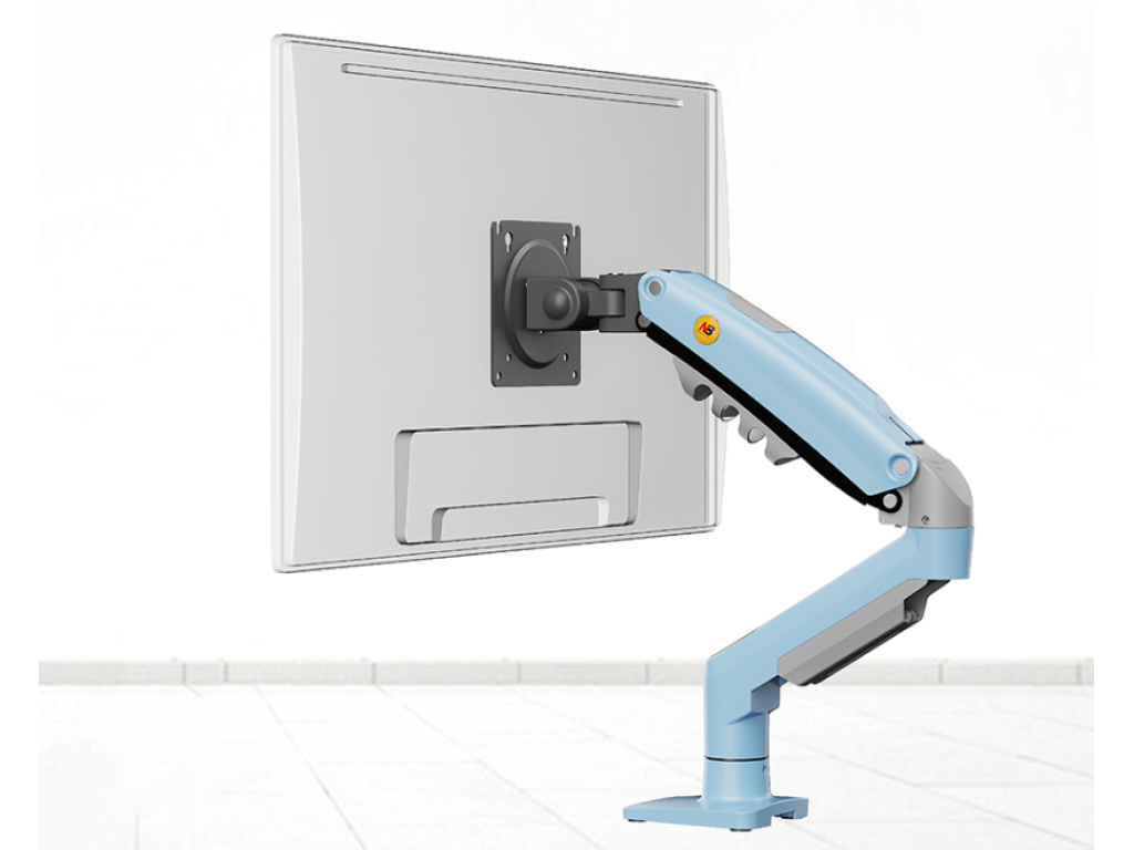 NB F80-XM Stolní kancelářský držák monitoru 17–30'' nosnost 9 kg modrý