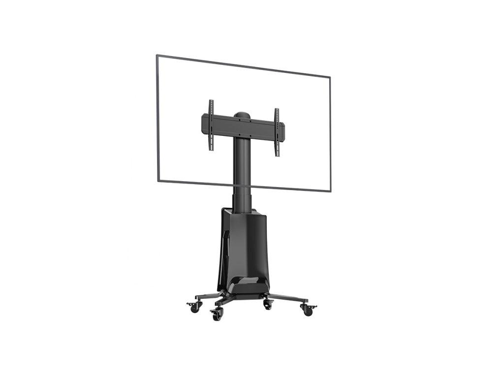 NB G85 Motorizovaný TV stojan 55–85'' nosnost 45,5 kg bílý