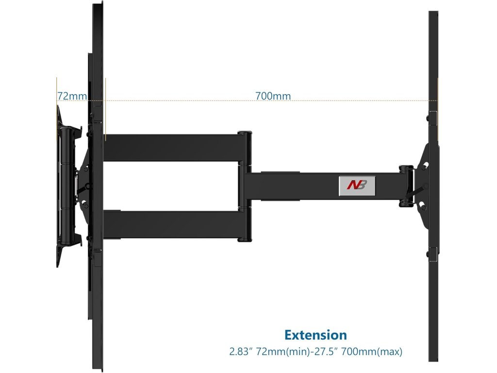 NB SP5 polohovatelný držák na TV 75"–110" nosnost 90 kg
