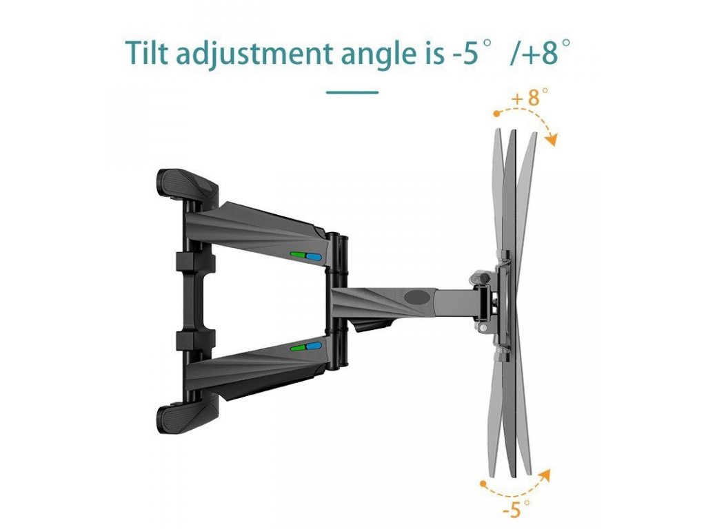 Suport universal articulat pentru televizor Q6 capacitate 45,5 kg