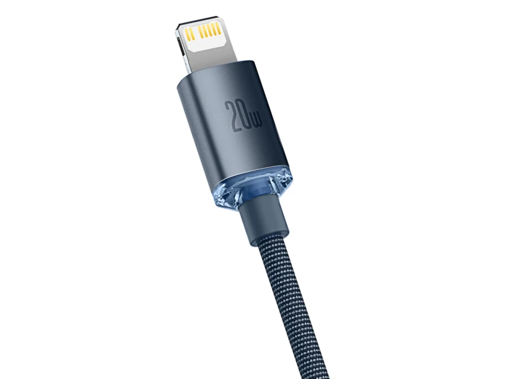 Rychlenabíjecí kabel Baseus Crystal Shine Series Lightning/USB-C 20 W 2 m