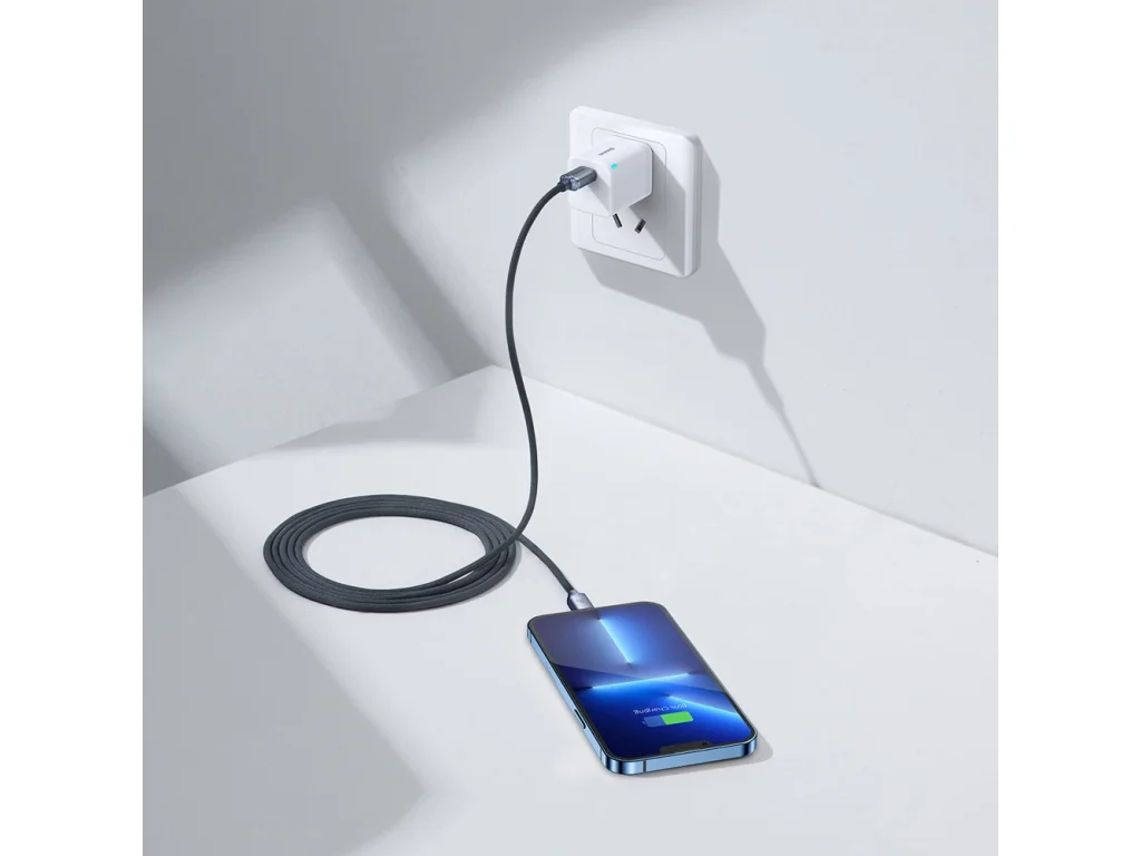 Rychlenabíjecí kabel Baseus Crystal Shine Series Lightning/USB-C 20 W 2 m