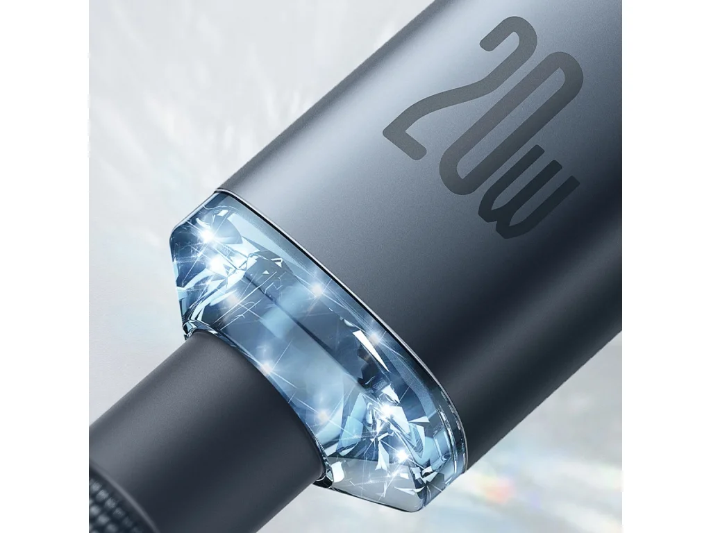Rychlenabíjecí kabel Baseus Crystal Shine Series Lightning/USB-C 20 W 2 m