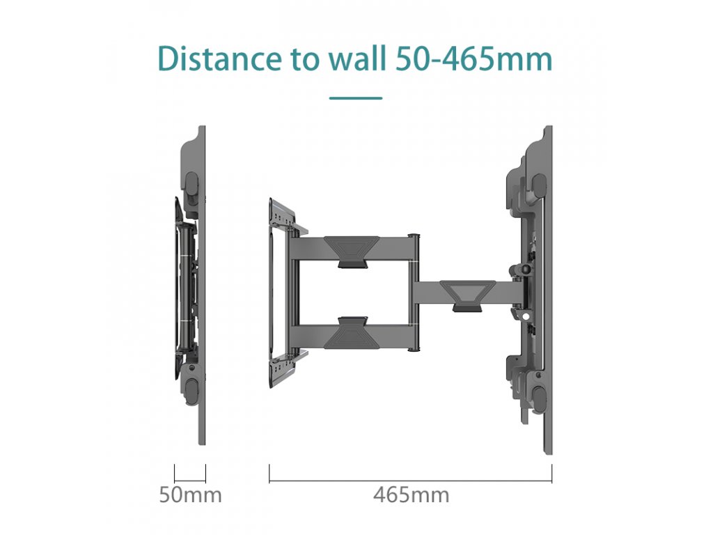 S9 suport TV solid și robust 55" - 90" capacitate de încărcare 90kg