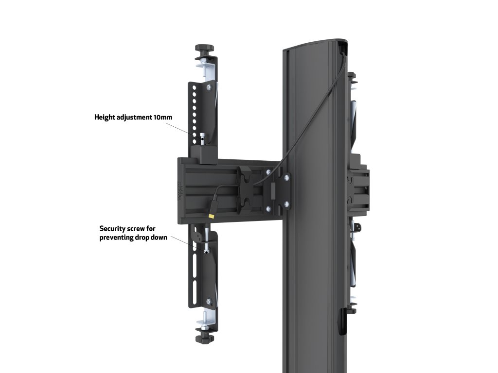 SB-FP1B2 TV stojan pro 2 obrazovky 32–65'' nosnost 30 kg (x2)