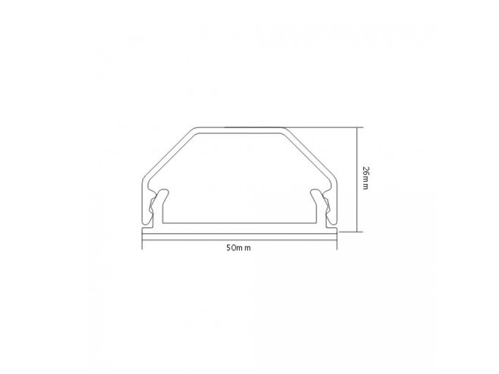 SB45B Capac de cabluri din aluminiu negru