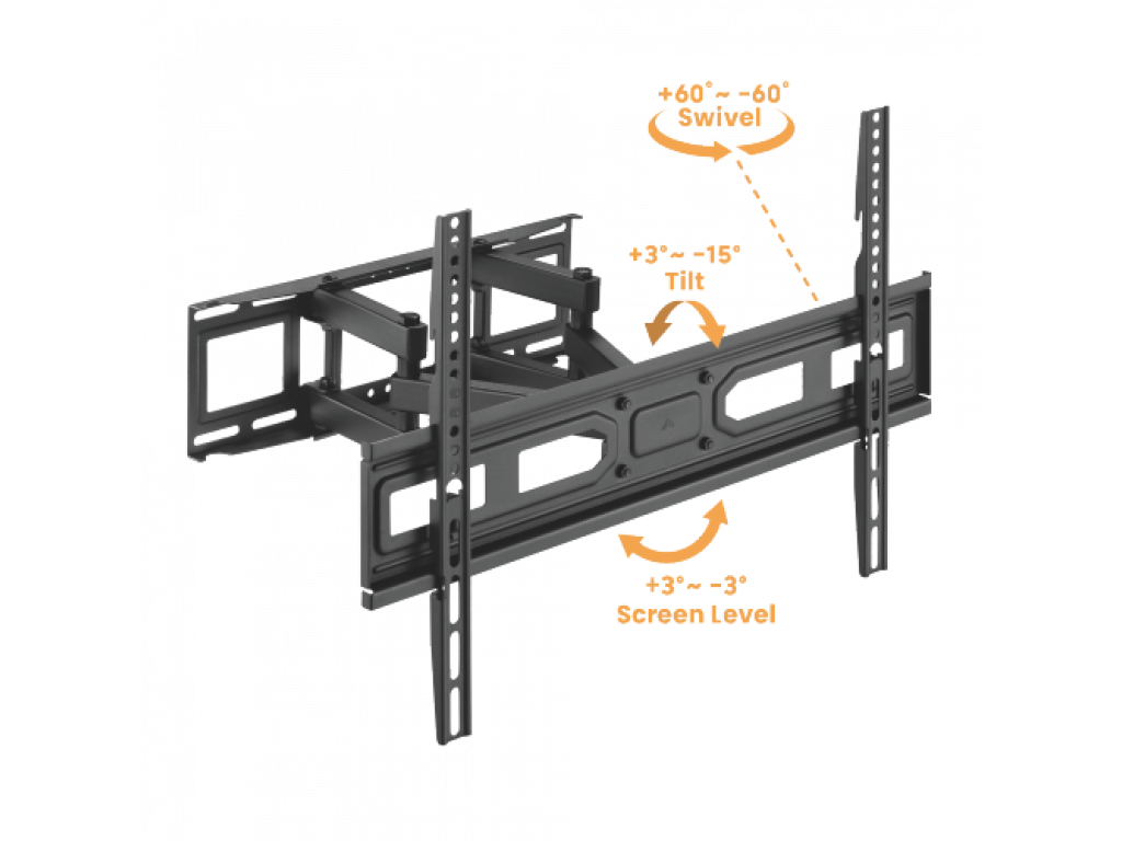 SB66 TV držiak s výsuvným ramenom 37"-80" nosnosť 40 kg