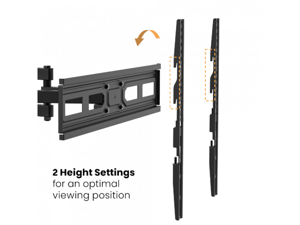 SB66 Televizní držák s výsuvným ramenem 37"-80" nosnost 40kg